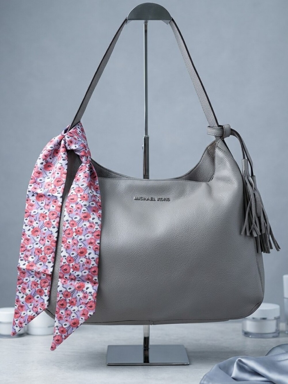 Michael Kors Ashbury Large Leather Slouchy Shoulder Bag
